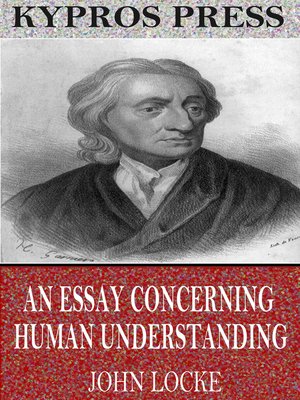 cover image of An Essay Concerning Human Understanding